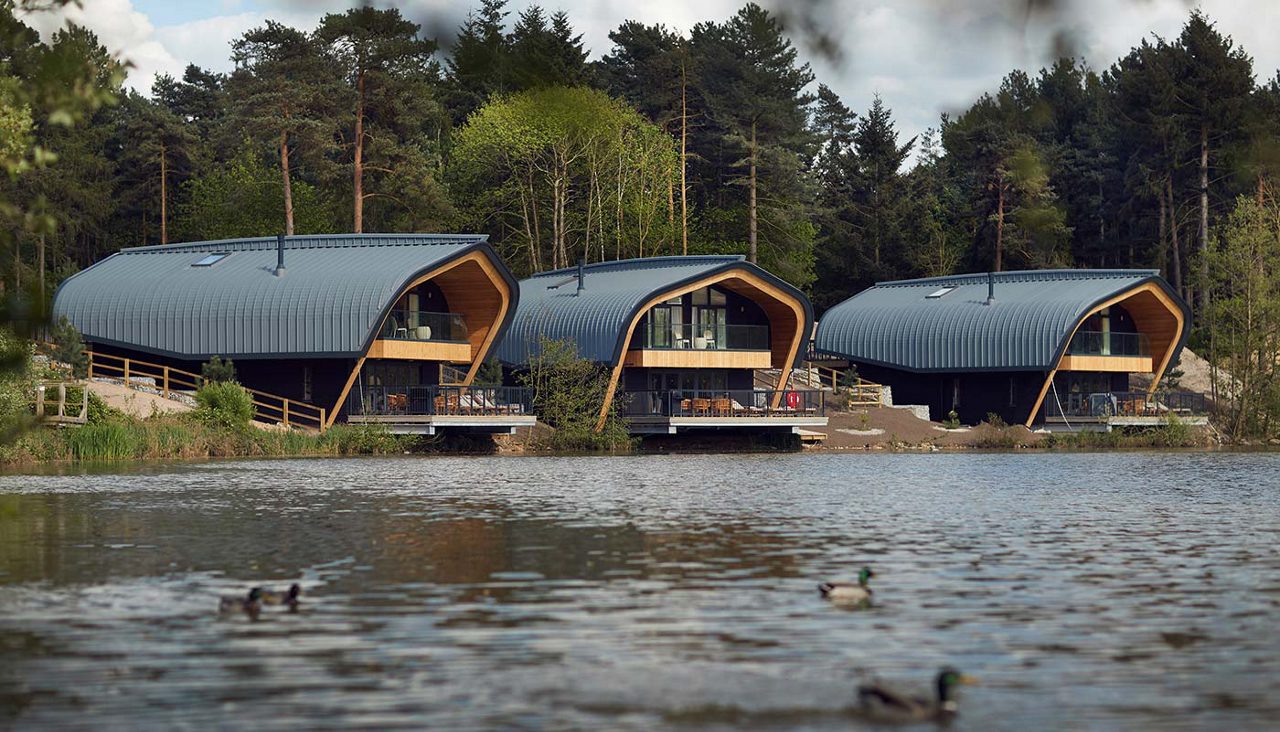 Waterside Lodges at Elveden Forest.