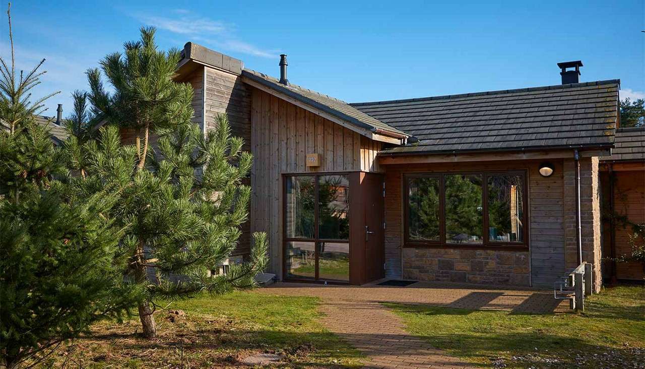 Single storey Forest lodge at Sherwood Forest.