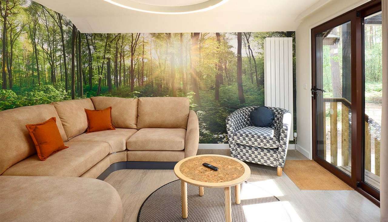 Open plan living room